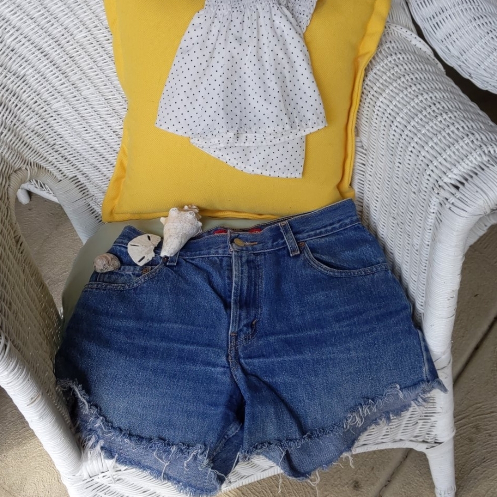 High-Waisted Jean Cut-offs
